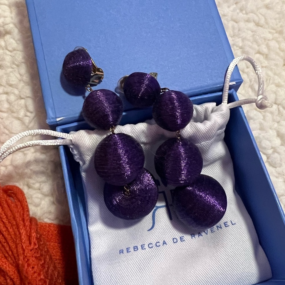 Rebecca De Ravenel “Les Bon Bons” four drop earrings